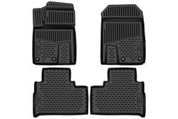 Коврики в салон для JETOUR T2 2023-, 4шт. (Повышенная устойчивость, повышенная износостойкость) FORMAT.3DAN0668210K