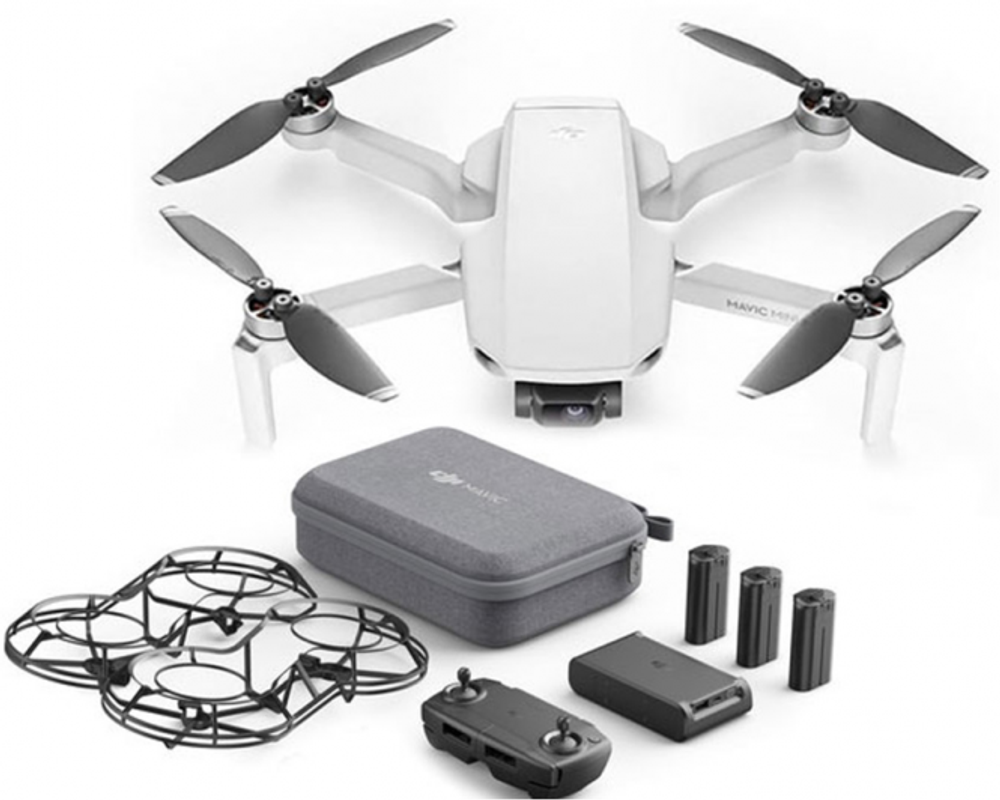 Квадрокоптер DJI Mavic Mini Fly More Combo, white