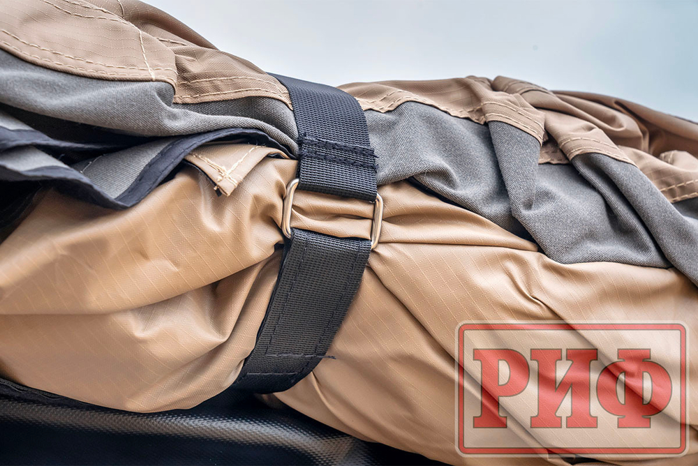 Маркиза автомобильная комбинированная (прямоугольная с веерной частью) 2,0х2,0 м (левая) РИФ