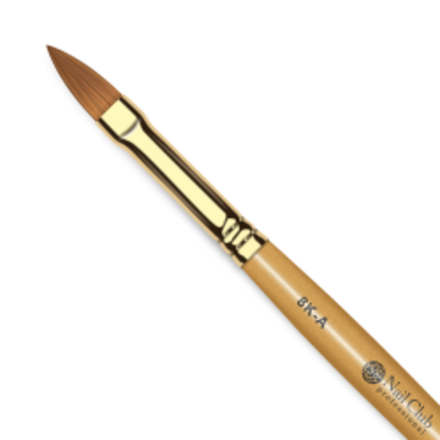 Nail Club 8K-A Кисть мех колонка для моделирования акрилом