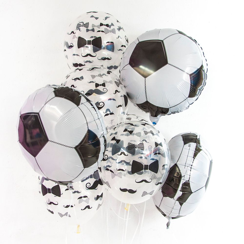 Шар (18"/46 см) Круг, Футбольный мяч 1 шт.