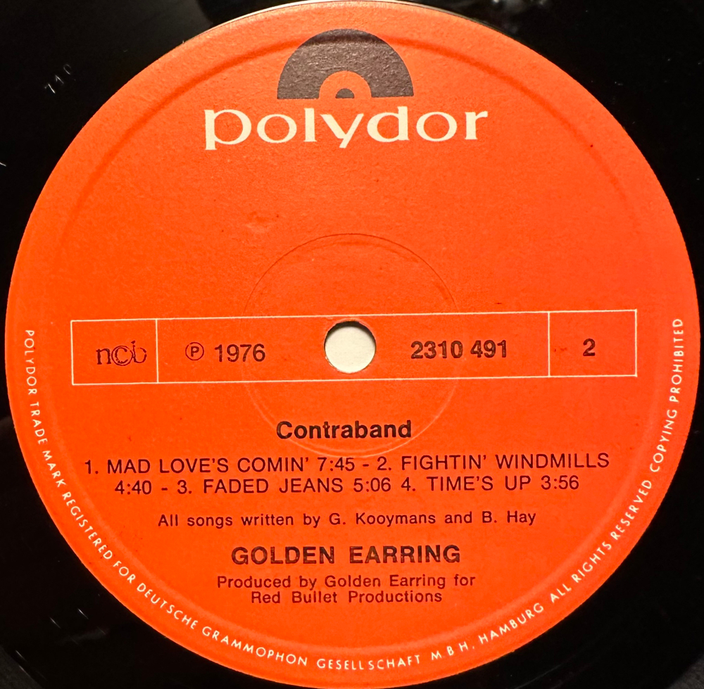 Golden Earring - Contraband (Скандинавия 1977г.)