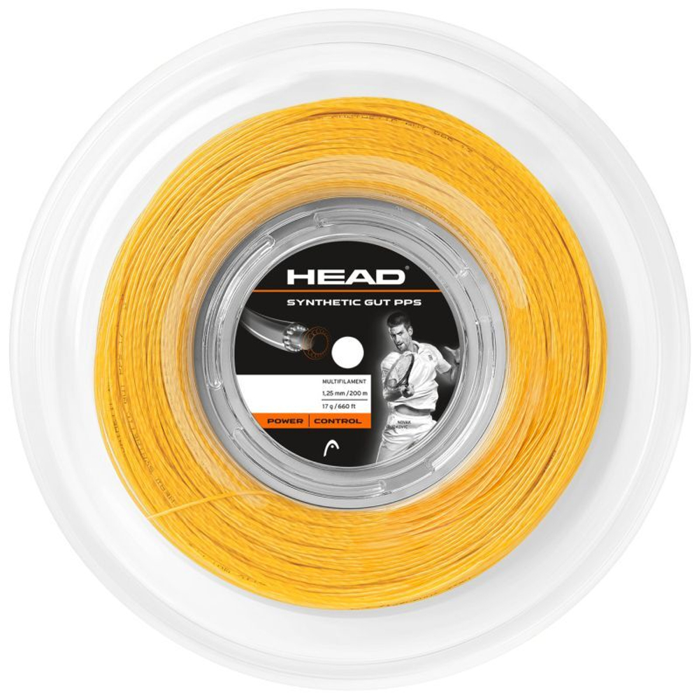 Теннисные струны Head Synthetic Gut PPS (200 m) - gold