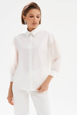 23509 Блузка женская (молочный)