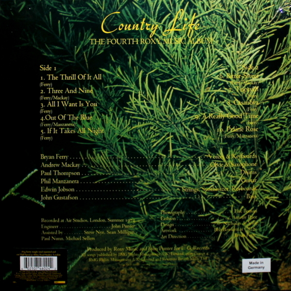 Roxy Music / Country Life (LP)