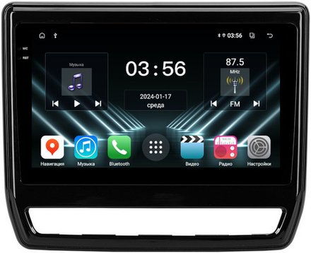 Магнитола для Mitsubishi ASX 2020+ (ШГУ 8", рамка тип 2) - FarCar DX9-7264R9 монитор 9.5" IPS на Android 13, 4+64Гб, CarPlay