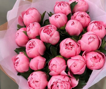 Букеты из пионов