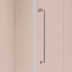 Душевой уголок стекло 6 мм, пятиугольный, форма трапеция, раздвижная дверь, RGW PA-86S (Прозрачное, 900x900)