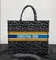 Сумка Dior Book Tote, модель маленького формата темно-серый