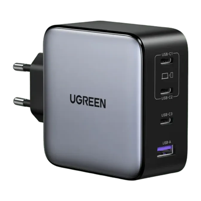 Сетевое зарядное устройство Ugreen Nexode мощностью 200 Вт (3 USB-C, USB-A) (GaN) (X764) Многопортовый мощный адаптер питания. Есть поддержка PD 3.1, PPS и SFC 2.0