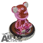 Ароматизатор-игрушка -на торпеду- Мишка - YC-14PN розовый