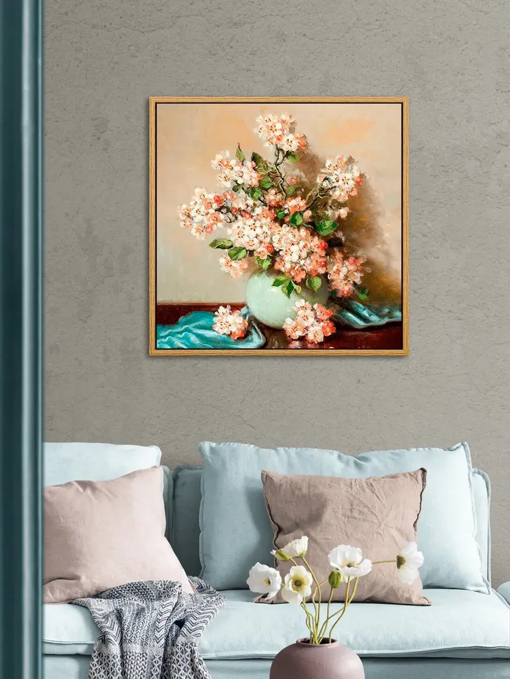 Картина на стену интерьерная на холсте 54*54 см