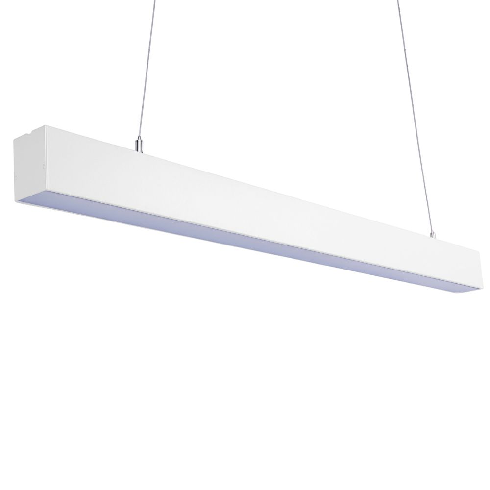 ULO-K10D 25W-4000K-L100 IP40 WHITE Светильник линейный светодиодный подвесной. Белый свет 4000K. 2800Лм. Алюминий. Цвет белый. TM Uniel
