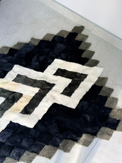 Покрывало меховое ковер из шкуры овчины