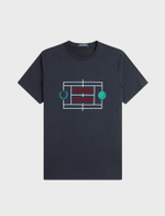 Футболка FRED PERRY Tennis Court Graphic T-Shirt