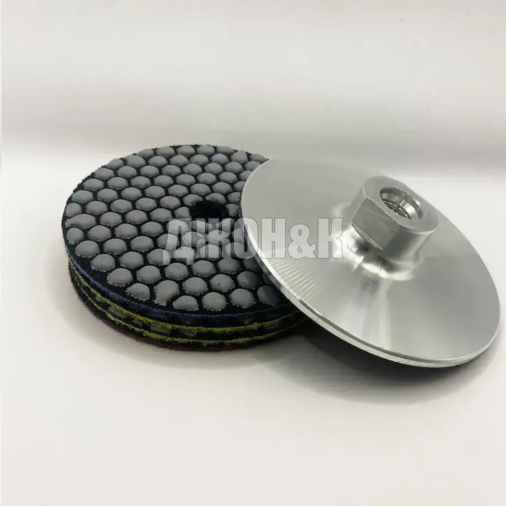 круг шлифовальный черепашка диск по керамограниту 100 мм, p400, p150, р100, р50 + тарелка опорная