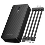 Borofone BJ84A Smooth портативный аккумулятор с 4 кабелями (20000mAh) (black)