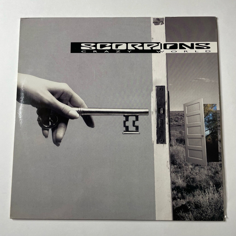 Винтажная виниловая пластинка LP Scorpions Crazy World (Holland 1990)