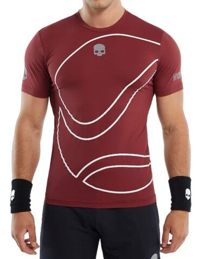 Теннисная футболка Hydrogen 3D Tennis Ball Tech T-Shirt - Red
