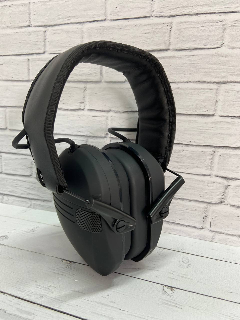 Тактические наушники с шумопоглощением / Черные