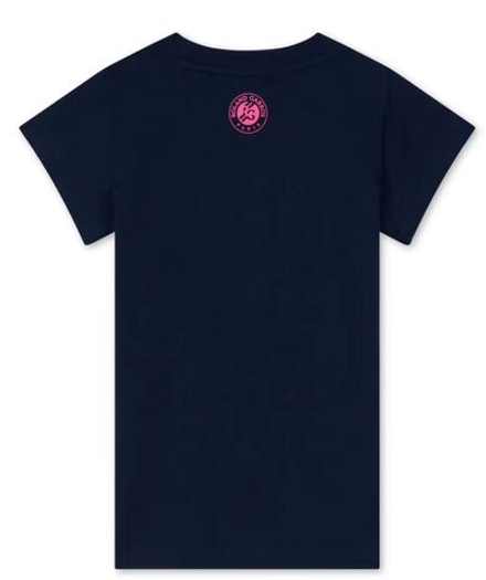 Футболка для девочки Roland Garros Kids Logo Tasha - navy