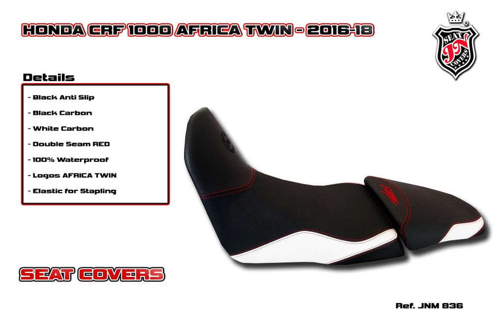 Honda Africa Twin CRF1000 2016-2018 JN-Europe чехол на сиденье противоскользящий