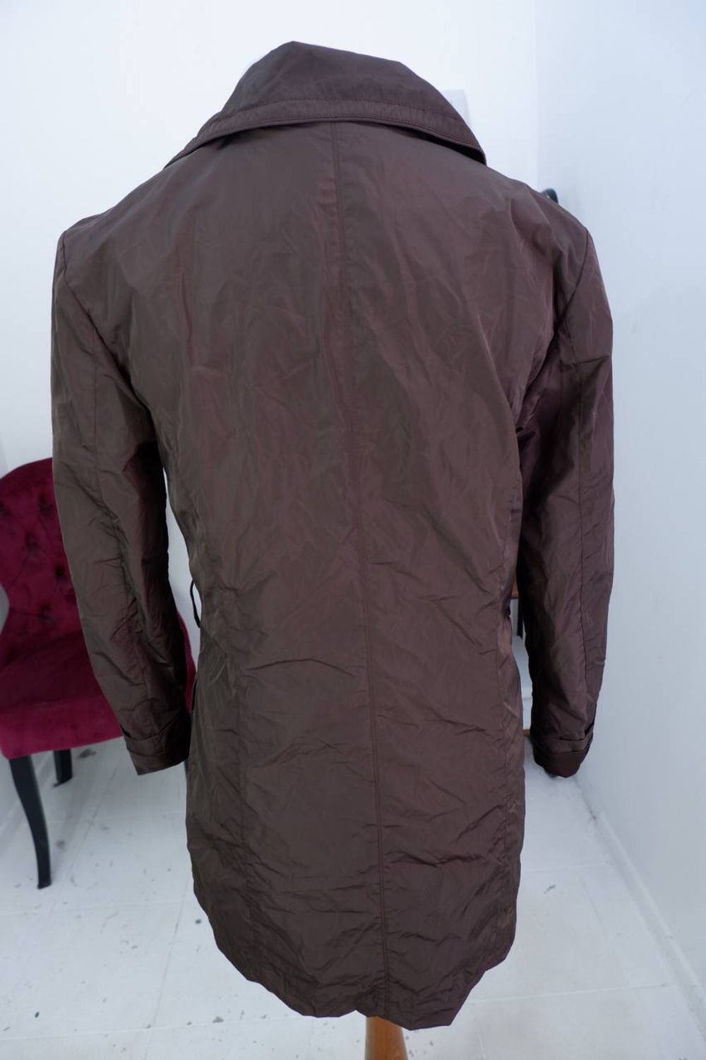 Куртка S.Oliver трендового шоколадного цвета, демисезонная, без утеплителя 48 размер, нет пояса