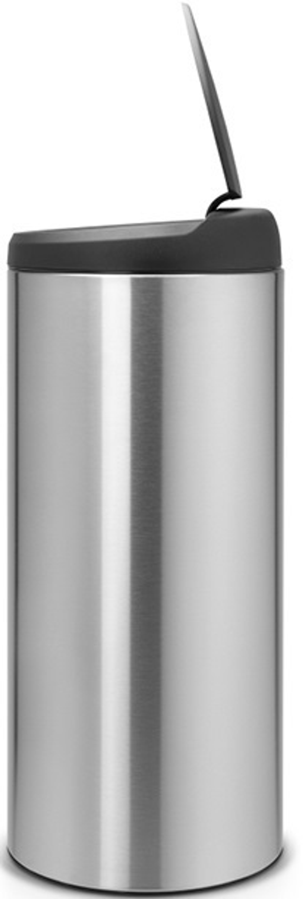 Ведро Brabantia FlipBin 30л матовая сталь с приподнятой крышкой