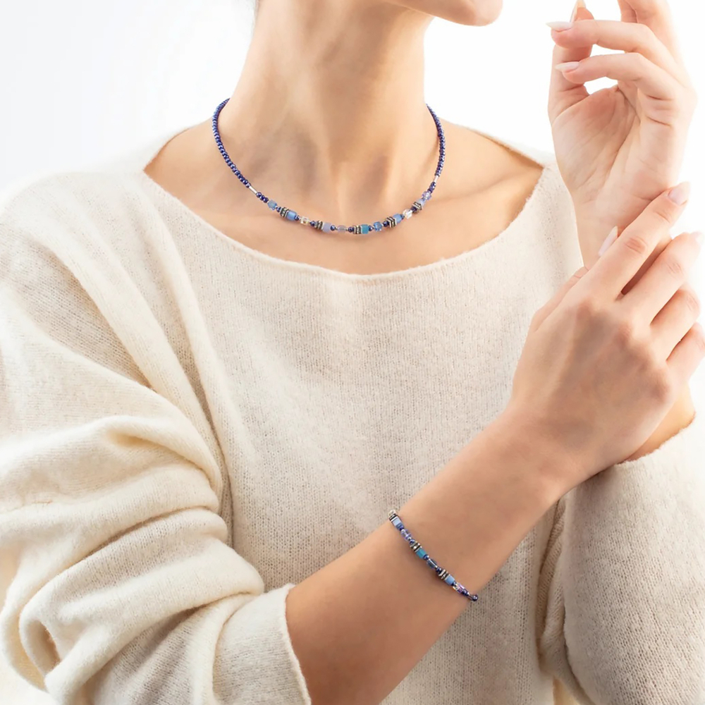 Колье Coeur de Lion Blue 4565/10-0700