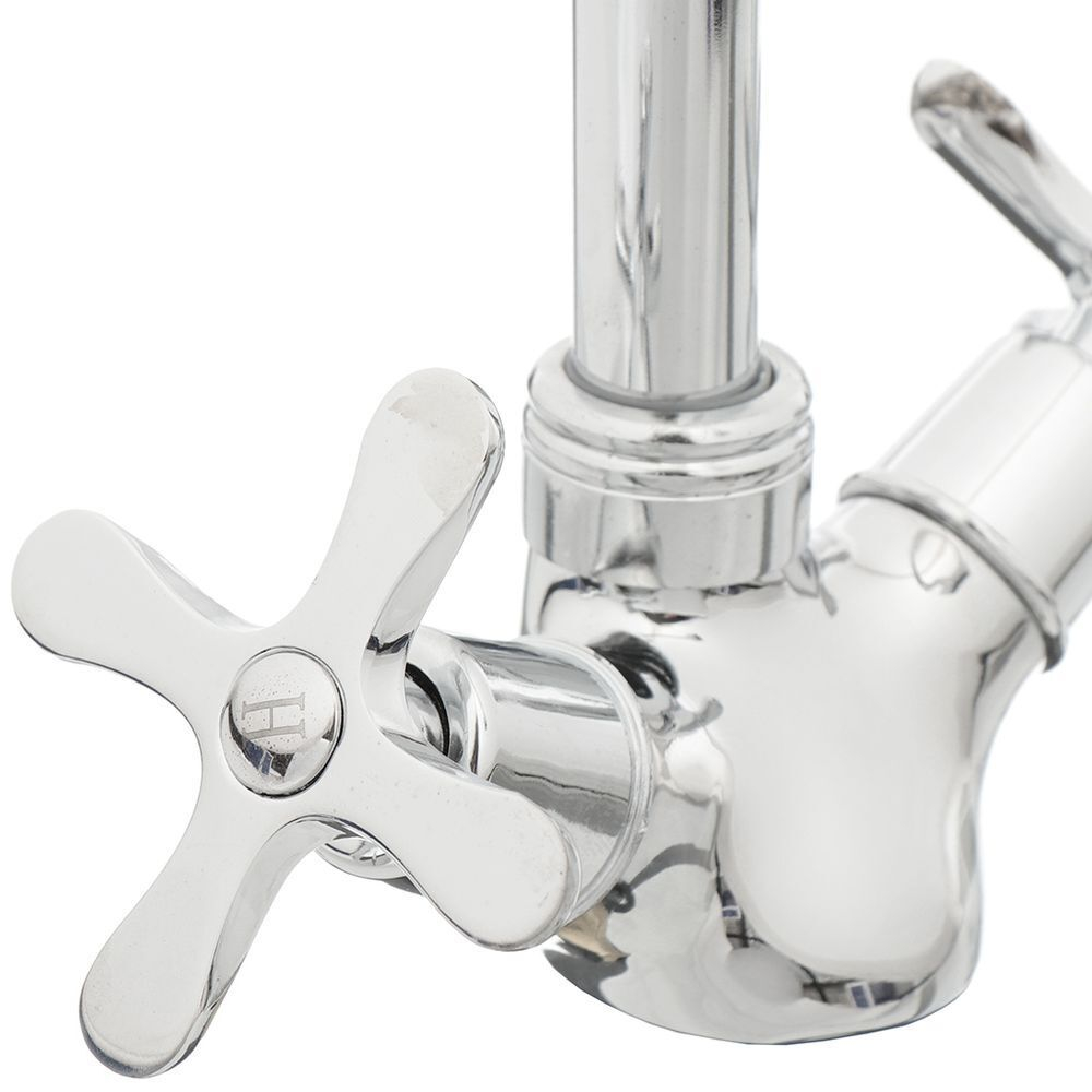 Смеситель для кухни, Frud, гибк излив, с кран-буксой, хром, R43601