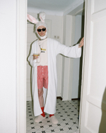 Long Cardigan Robe White