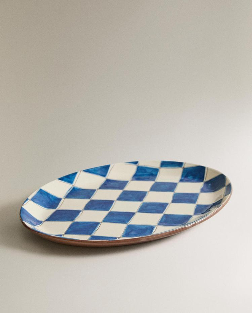 ZARA HOME КЕРАМИЧЕСКИЙ ПОДНОС ДЛЯ ВАННОЙ, СИНИЙ