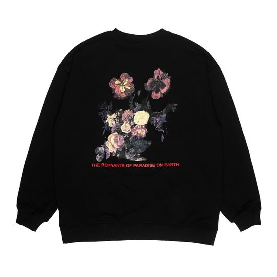 Свитшот HOOK Рай оверсайз (черный)