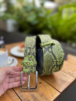 Ремень из кожи питона AC-107
