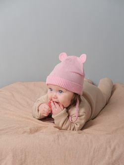 Шапка летняя хлопковая (Розовая) БОН-БОН