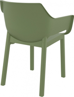 Кресло пластиковое Siesta Contract Dora, оливковый