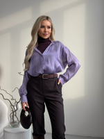 Блуза из полупрозрачного шифона