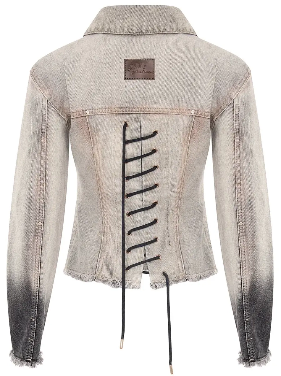 Джинсовая куртка "Чай на бегу"