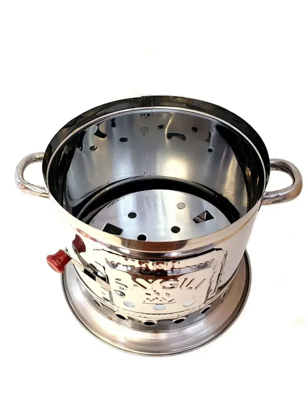 Самовар дровяной с 2 кранниками 3,5л .