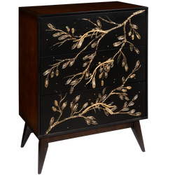 Комод Oliva Branch (Олива Бранч) с 3 ящиками Каштан Амбер