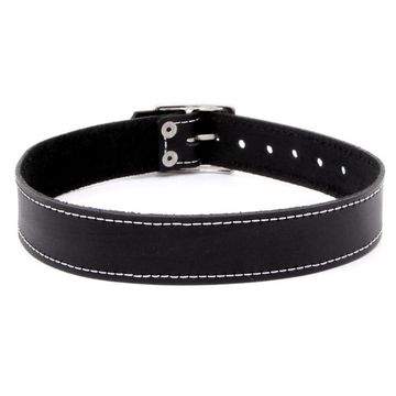 Ошейник кожаный прошитый (003)