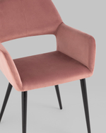 Стул Денди велюр пыльно-розовый