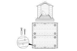 Сарай пластиковый Newton 757