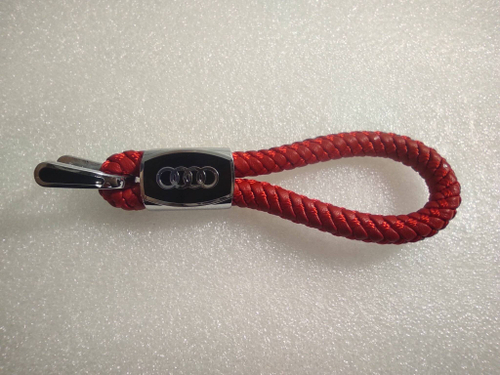 Брелок "Audi" веревка (красный) (1 шт.)