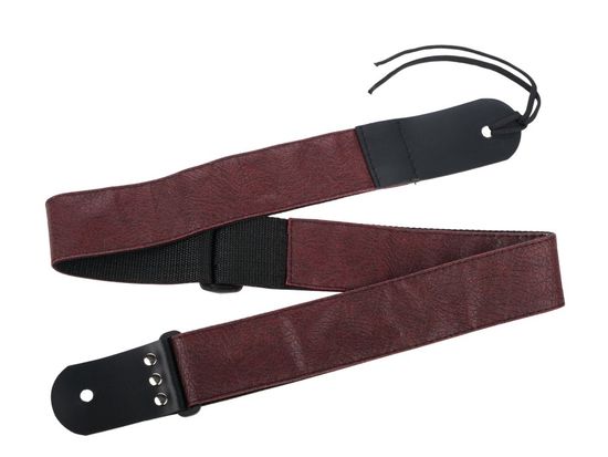 Ремень для гитары, бордовый, MEZZO MZ-RG-5bur-1