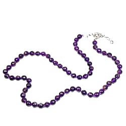 Бусы "Раут 8" аметист темный
