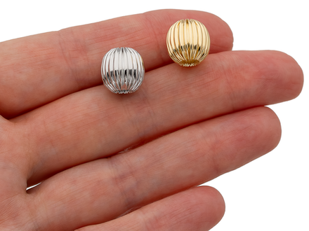 Бусина "Рифлёная" 10,5мм (1 штука)