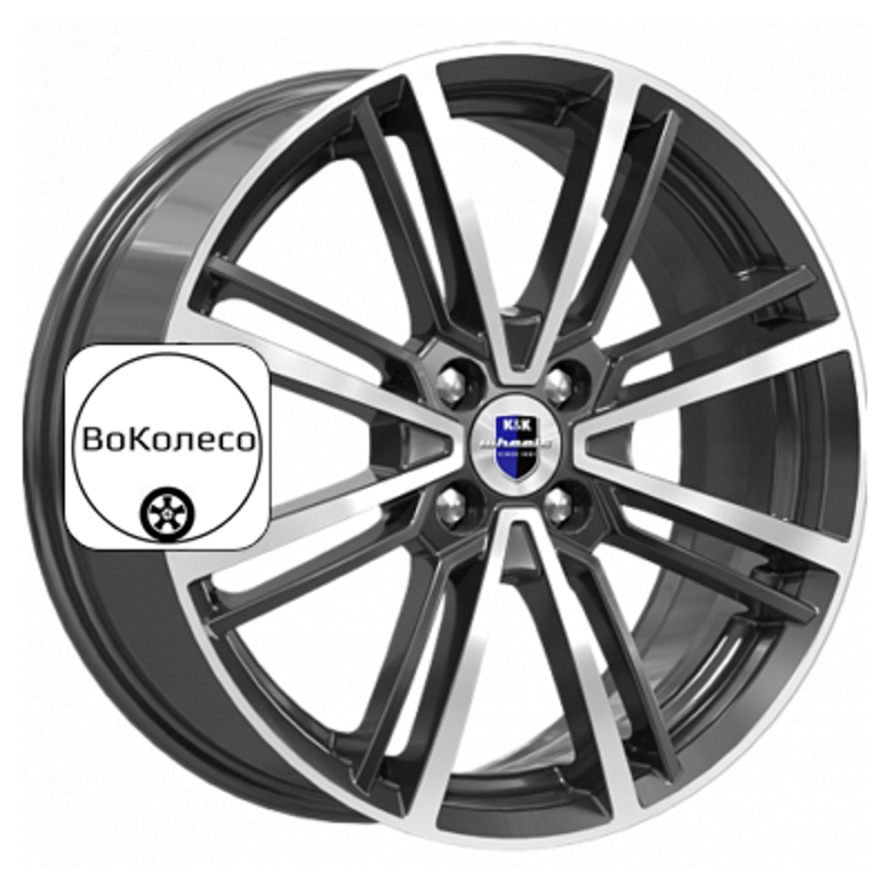 7x17/5x114,3 ET45 D67,1 Эрфурт (КС898) Алмаз черный K&K