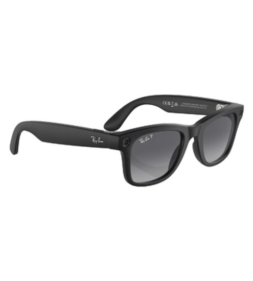 Умные очки Ray-Ban Meta Wayfarer RW4006 601/7150 Shiny Black G15 Green