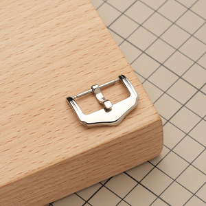 Застежка с заостренным кончиком, цвет серебро